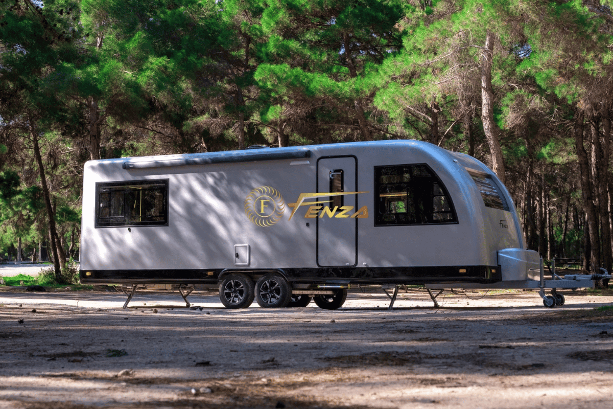 FNZ 840 Exclusive Gümüş Monoblok Çekme Karavan